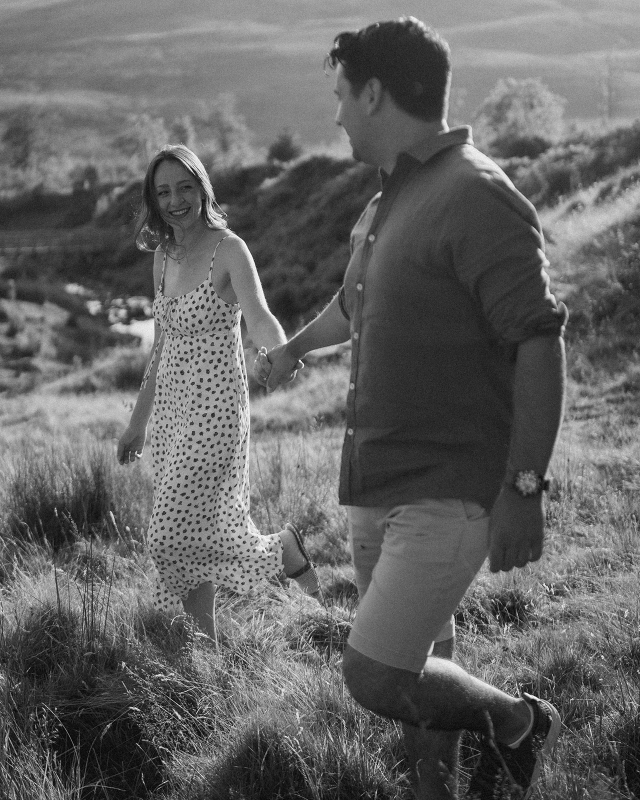Tara and Matthew countryside walk